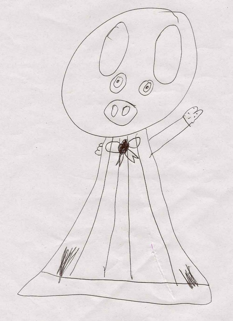 Lilia's picture of piggy blanket